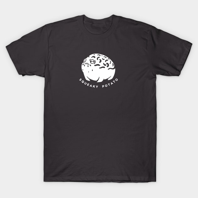 Desert rain frog, cute, squeaky, amphibian potato T-Shirt by croquis design